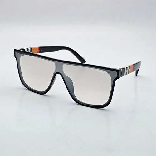 عینک آفتابی اسپرت باربری کد ۴۲۳۹ رنگ عدسی شفاف جیوه ای