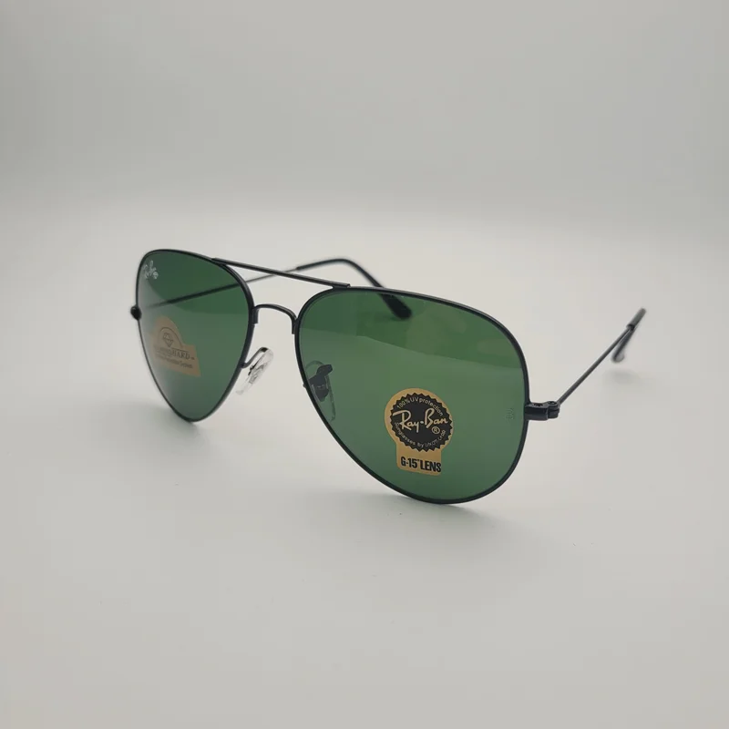 عینک آفتابی مردانه ریبن خلبانی لنز سبز رنگ
